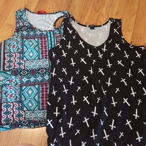 Lot of 2 Rue 21 Tank Tops size 3X